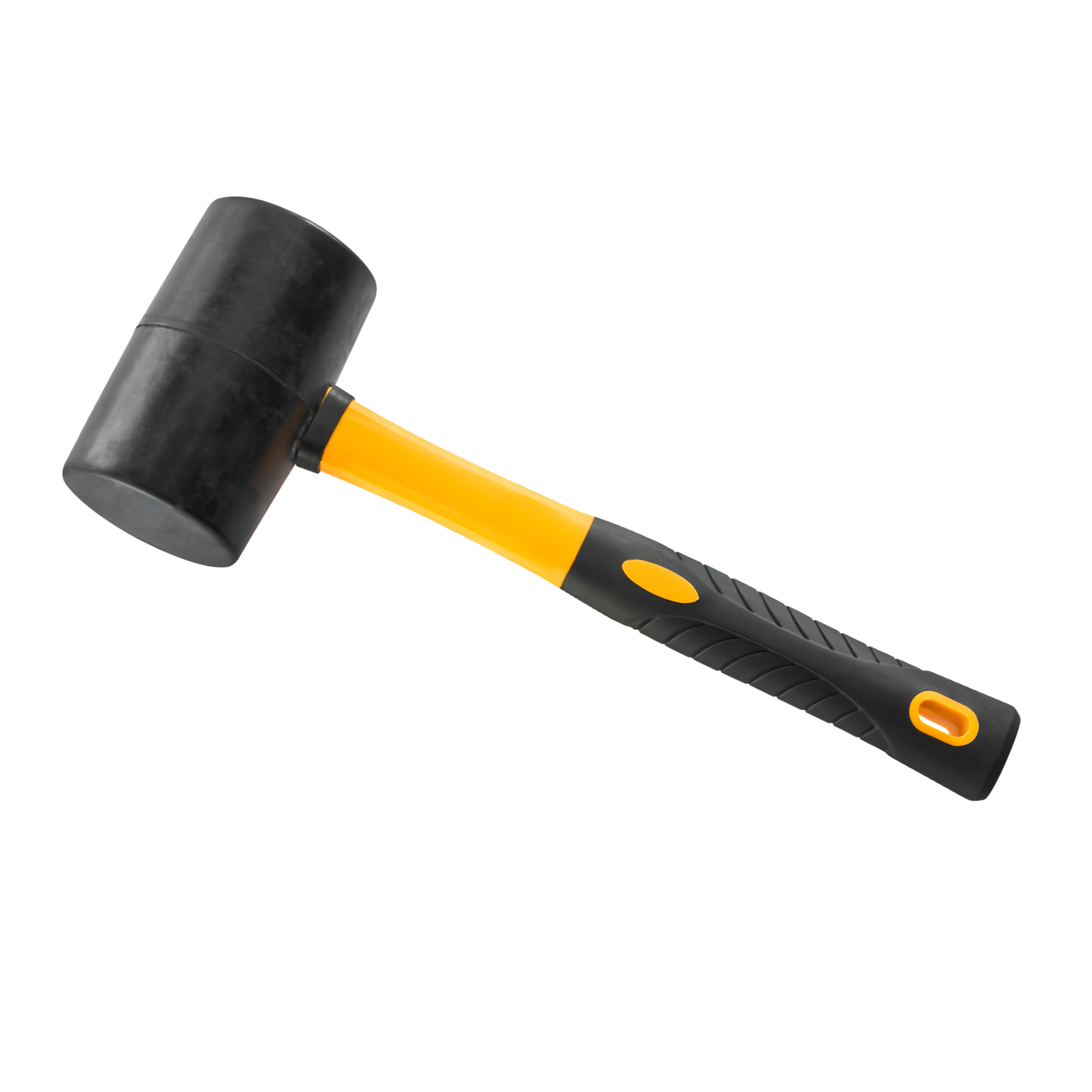 Black Rubber Mallet With Fibre Handle
