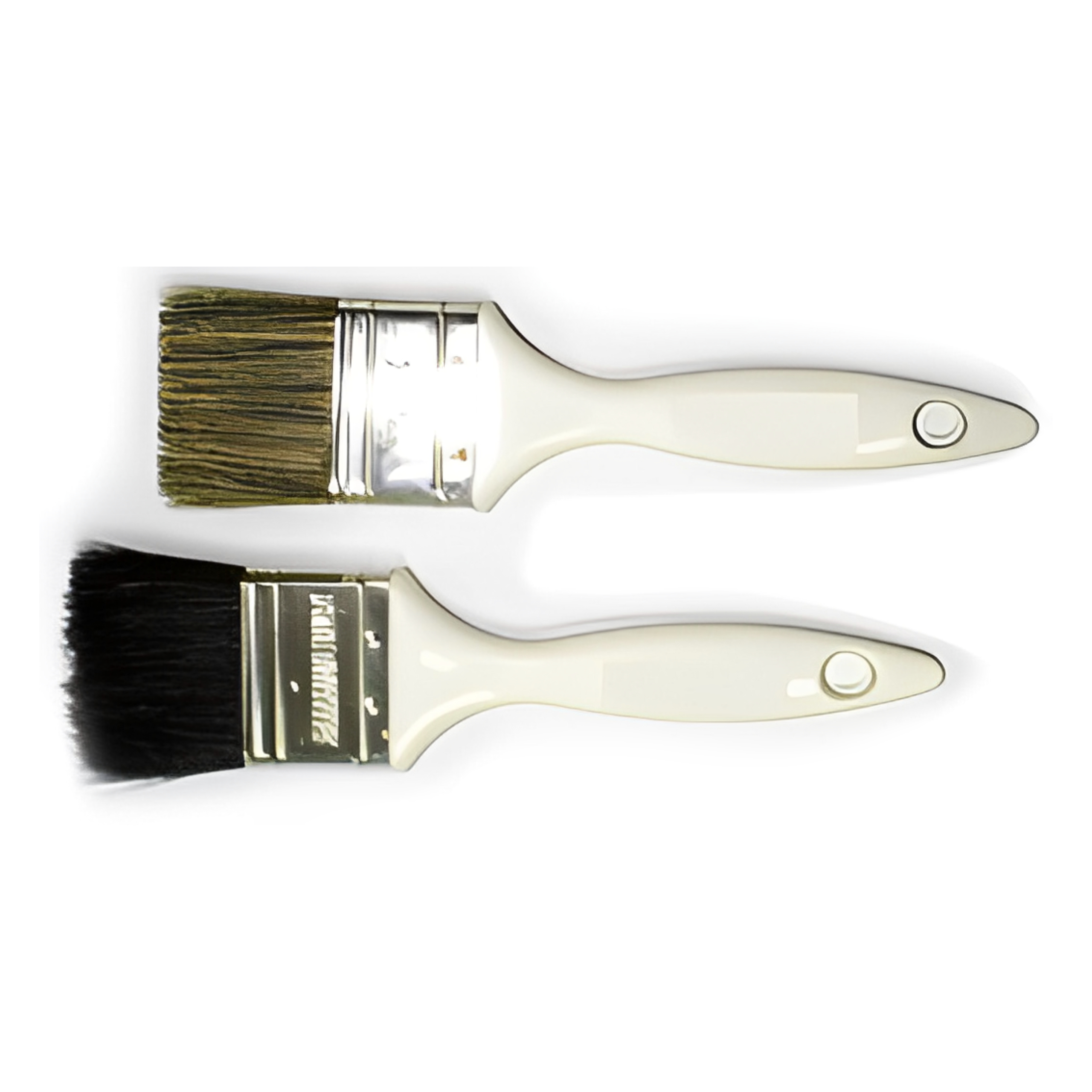 White Bristle Paint Brush 3”