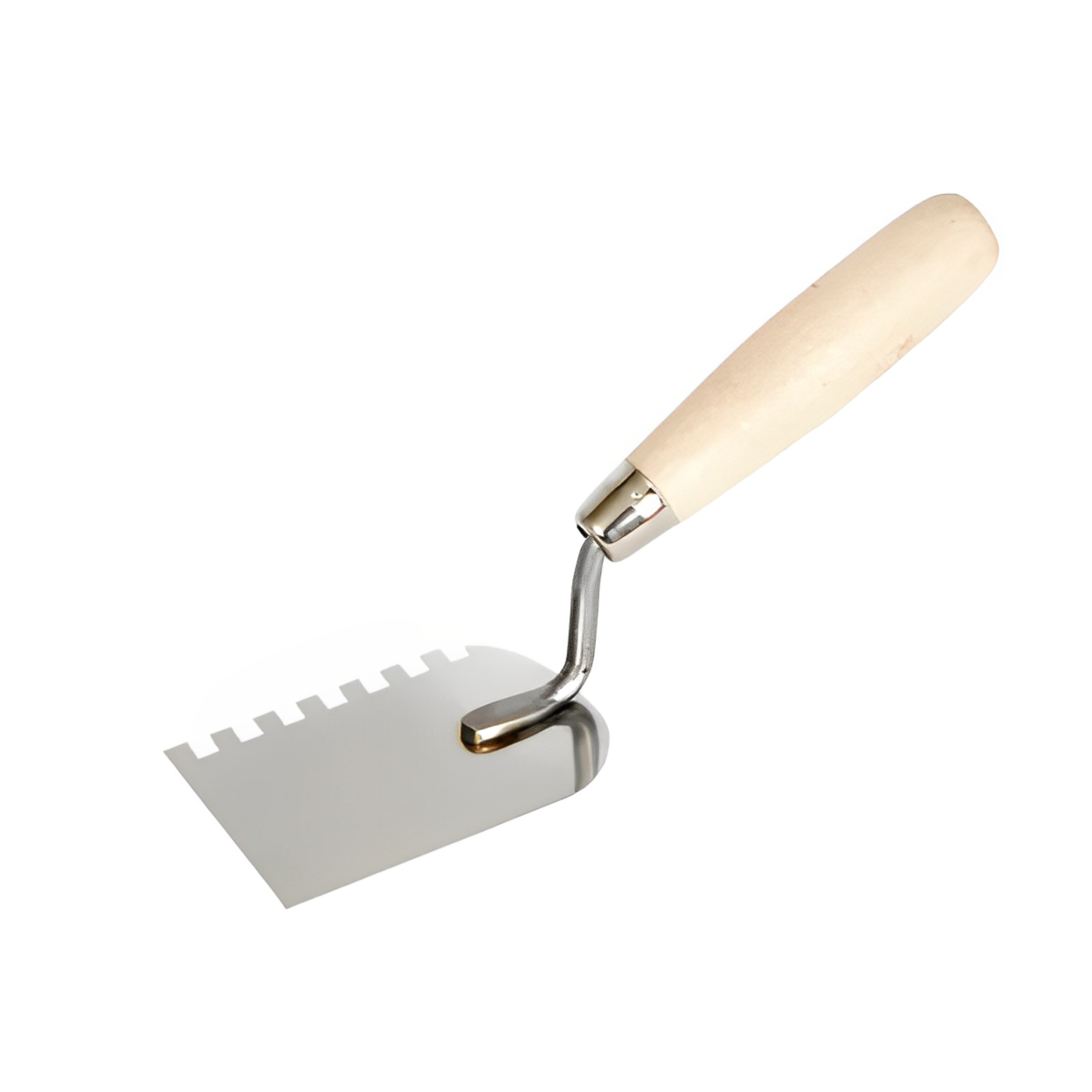 Colher Em Inox Dentada 8x8mm - 80mm