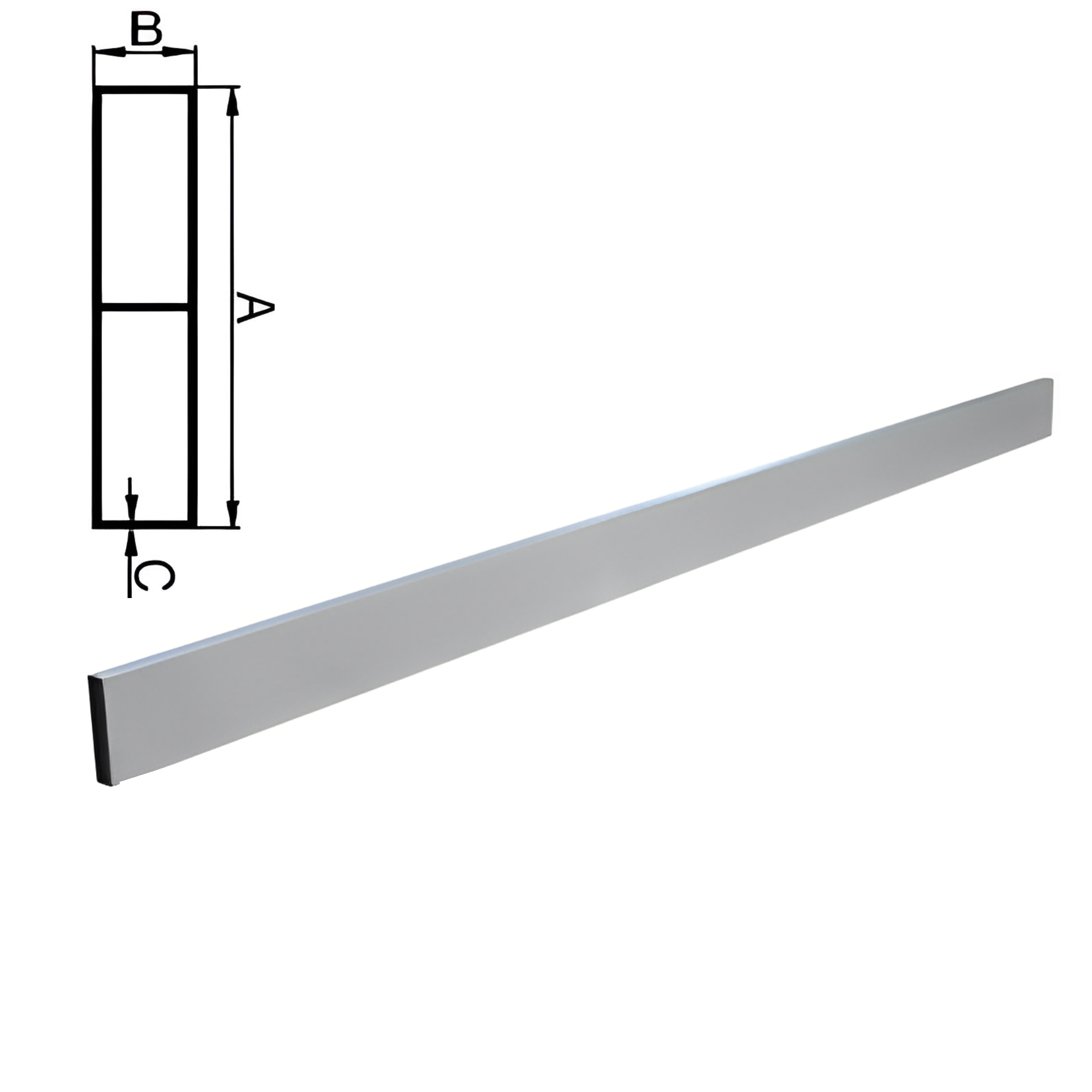 Standard Aluminum Ruler 1.5M
